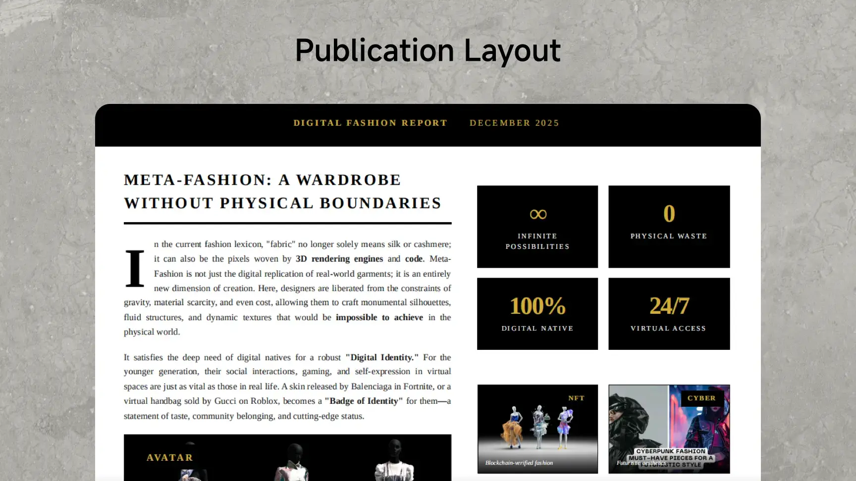 A PDF agent integrating images, charts, and professional layouts