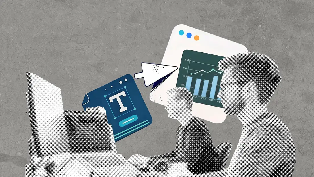 A professional creating reports with document agent