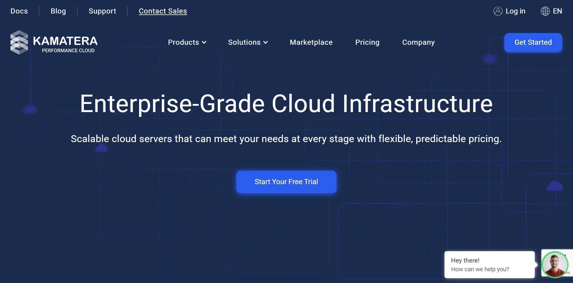 Interface of Kamatera