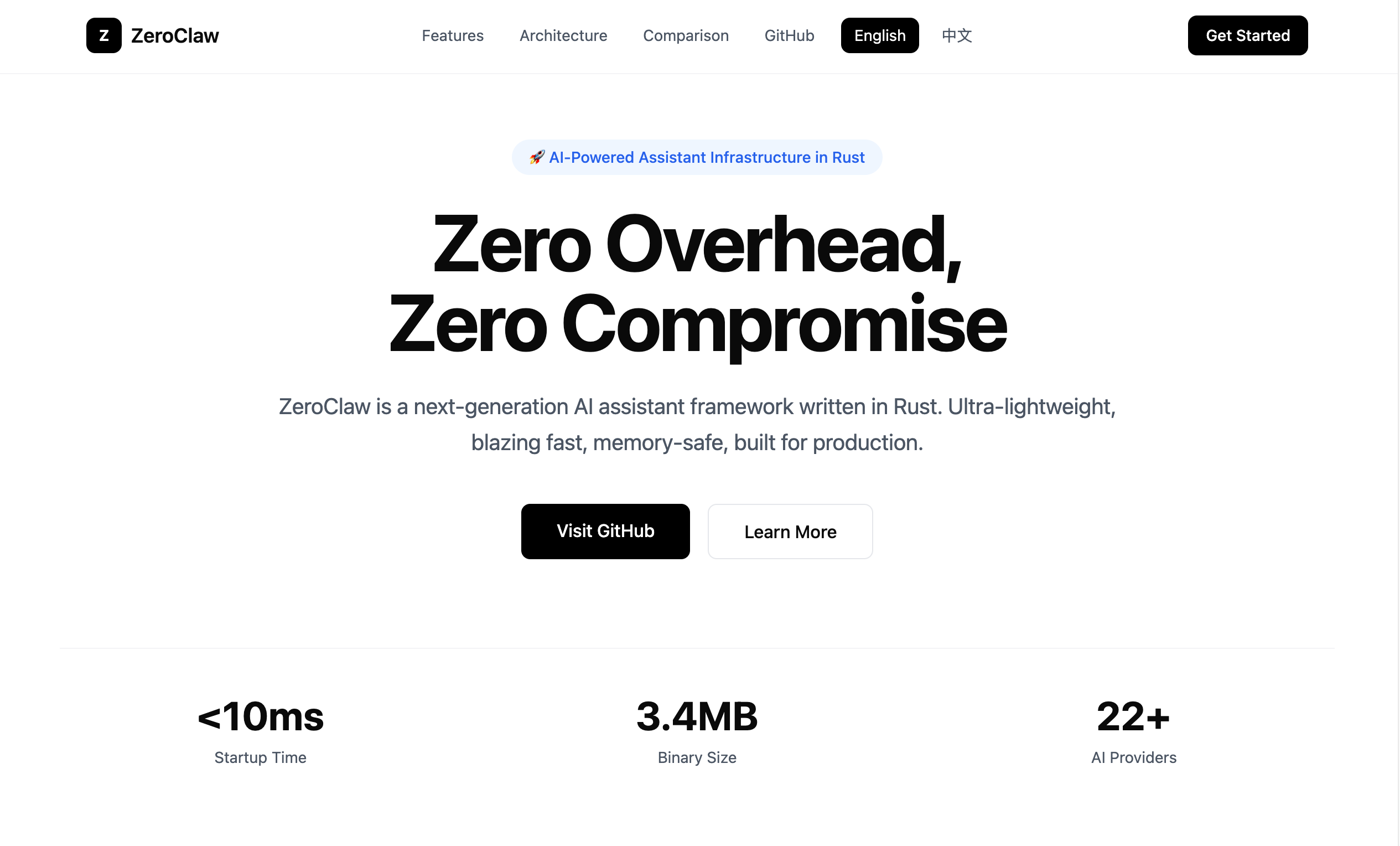OpenClaw lightweight alternative - Zeroclaw