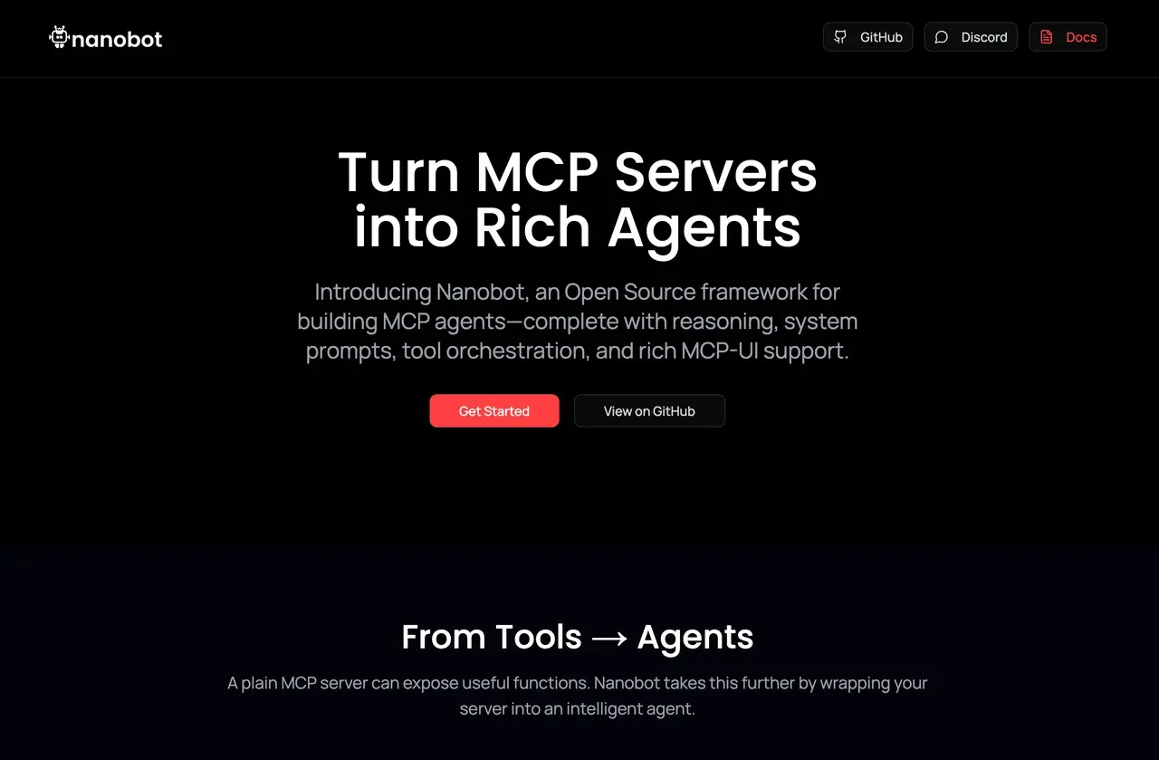 OpenClaw alternative - Nanobot run in Python