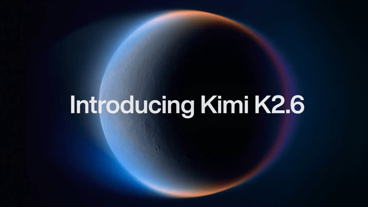 Símbolo abstrato de inteligência artificial de código aberto e colaboração, representando a inovação do Kimi K2.6 em codificação.