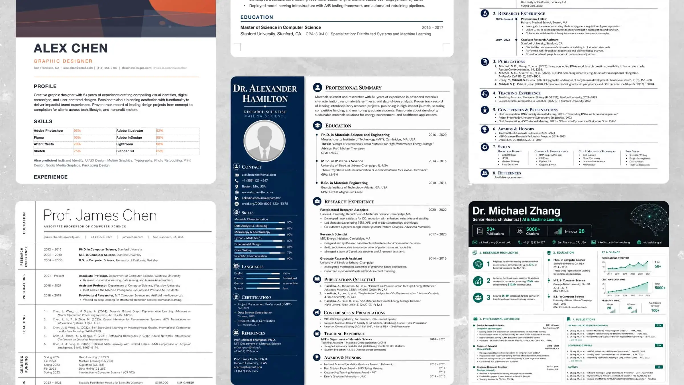 Resumes & job applications