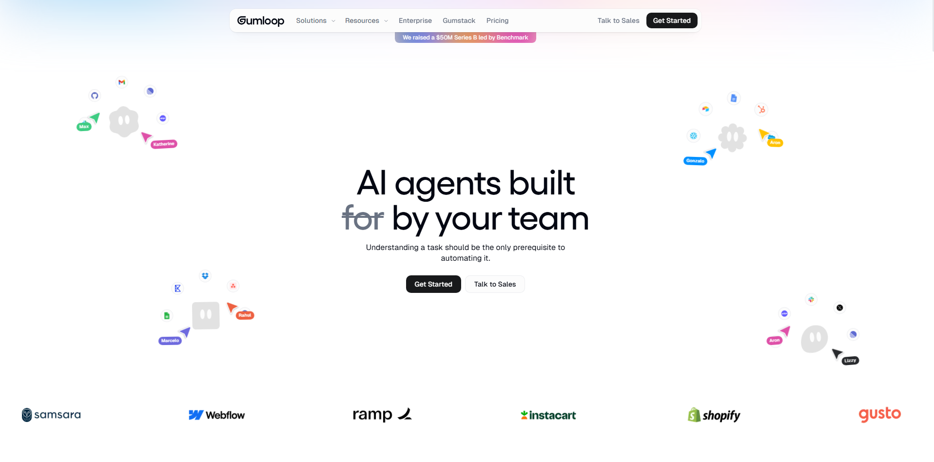 Gumloop - visual no-code AI agent creator