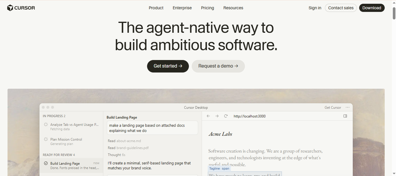 Cursor AI coding platform