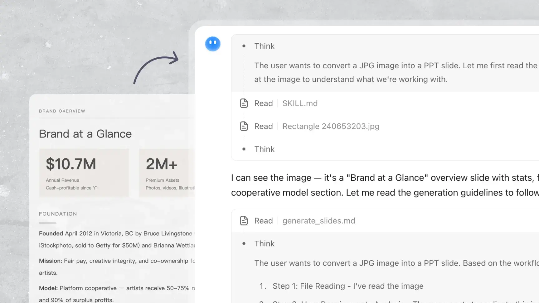Kimi extracts text charts and key information from images