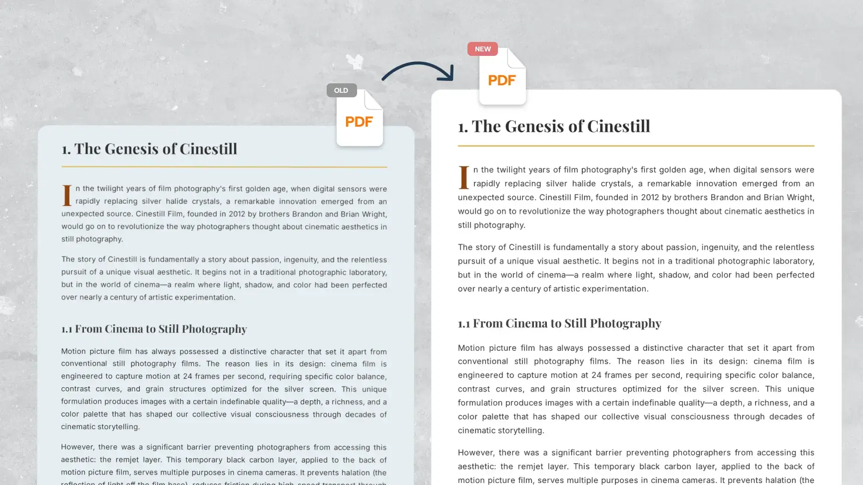 Combine PDF files while keeping layouts and formatting clear