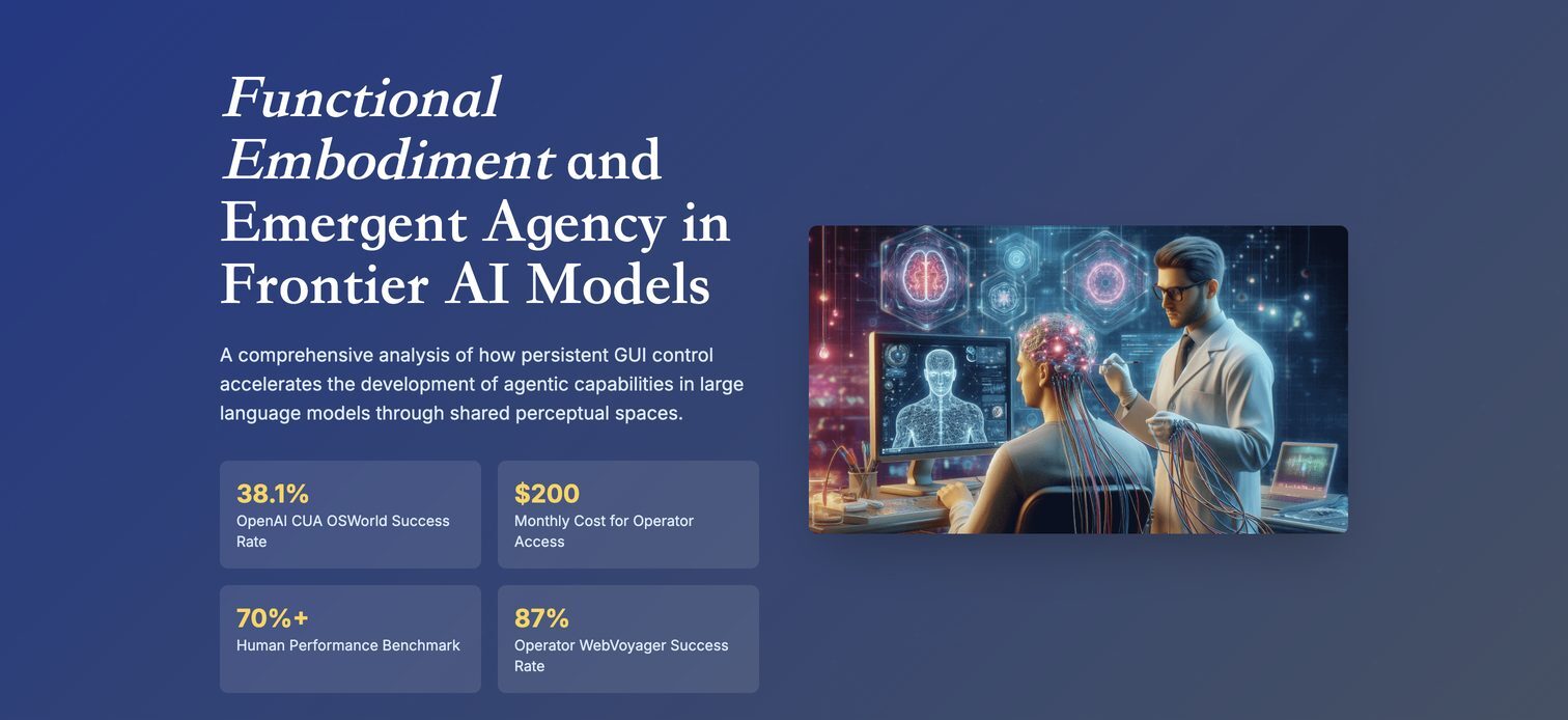 AI Agent Embodiment Research
