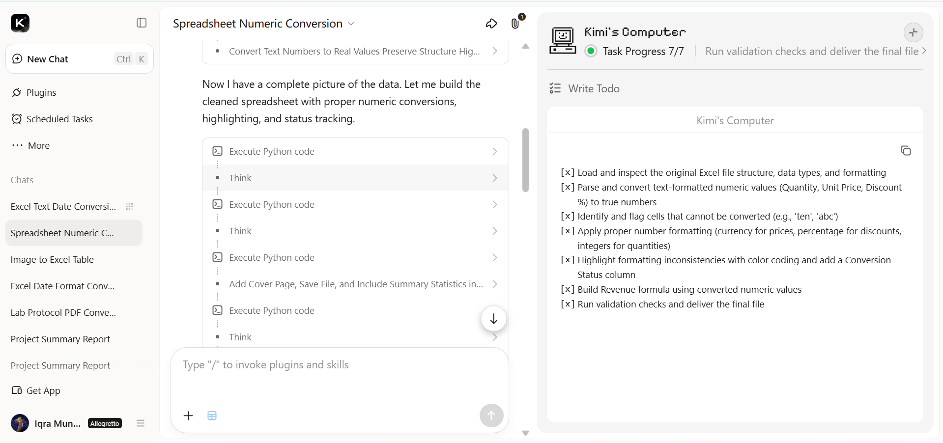 Letting AI manipulate the prompt