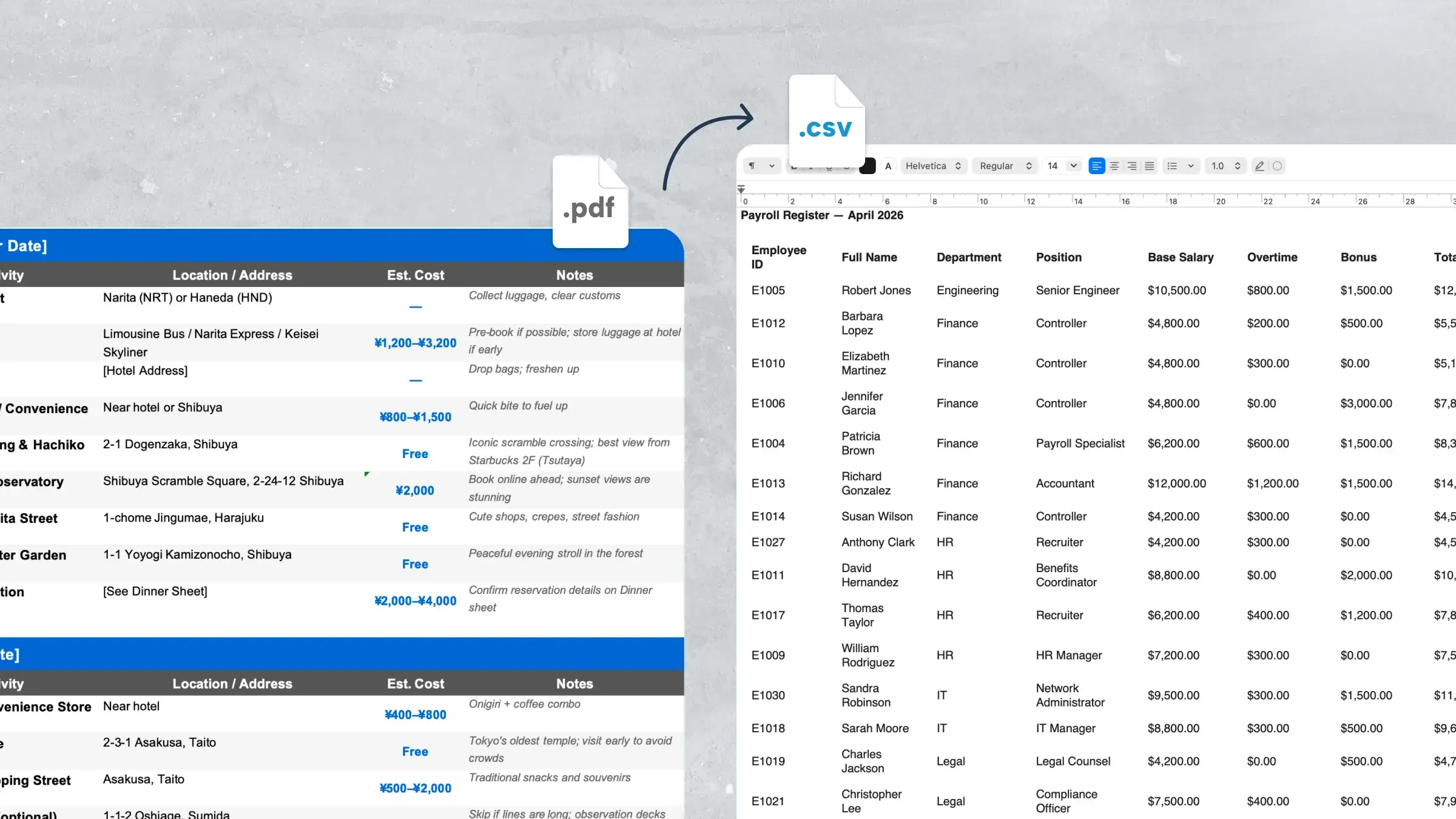 Comment convertir un PDF en CSV en 3 étapes simples