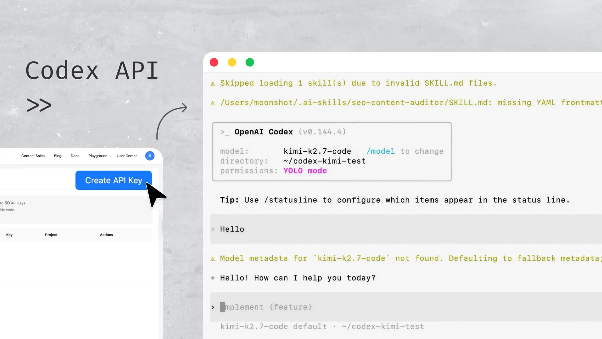 How to Integrate an External LLM API with Codex