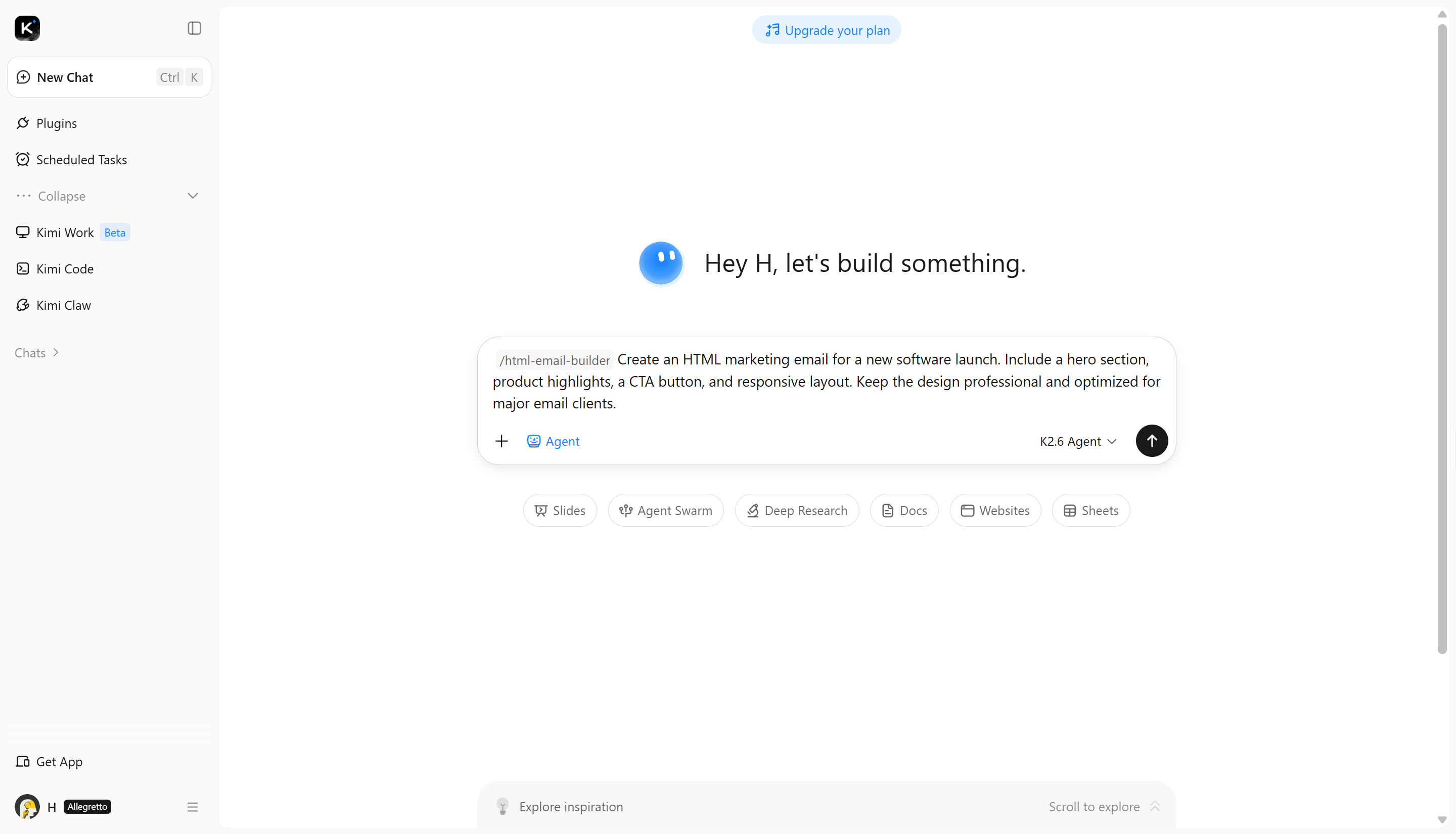 Provide HTML email requirements