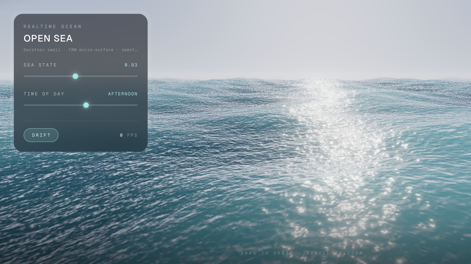 Open Sea — Realtime WebGPU Ocean