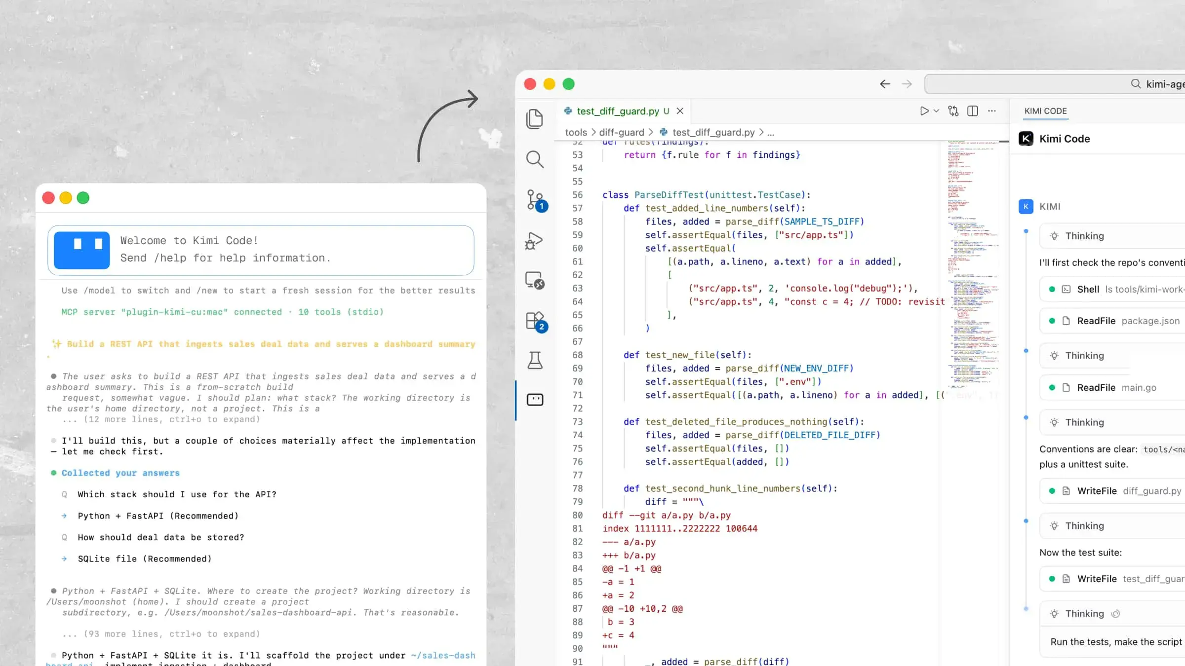 Best agentic coding tool—Kimi Code