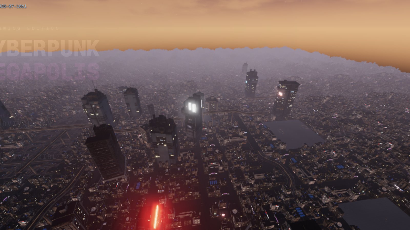 Cyberpunk Megapolis — Web-Swing Edition