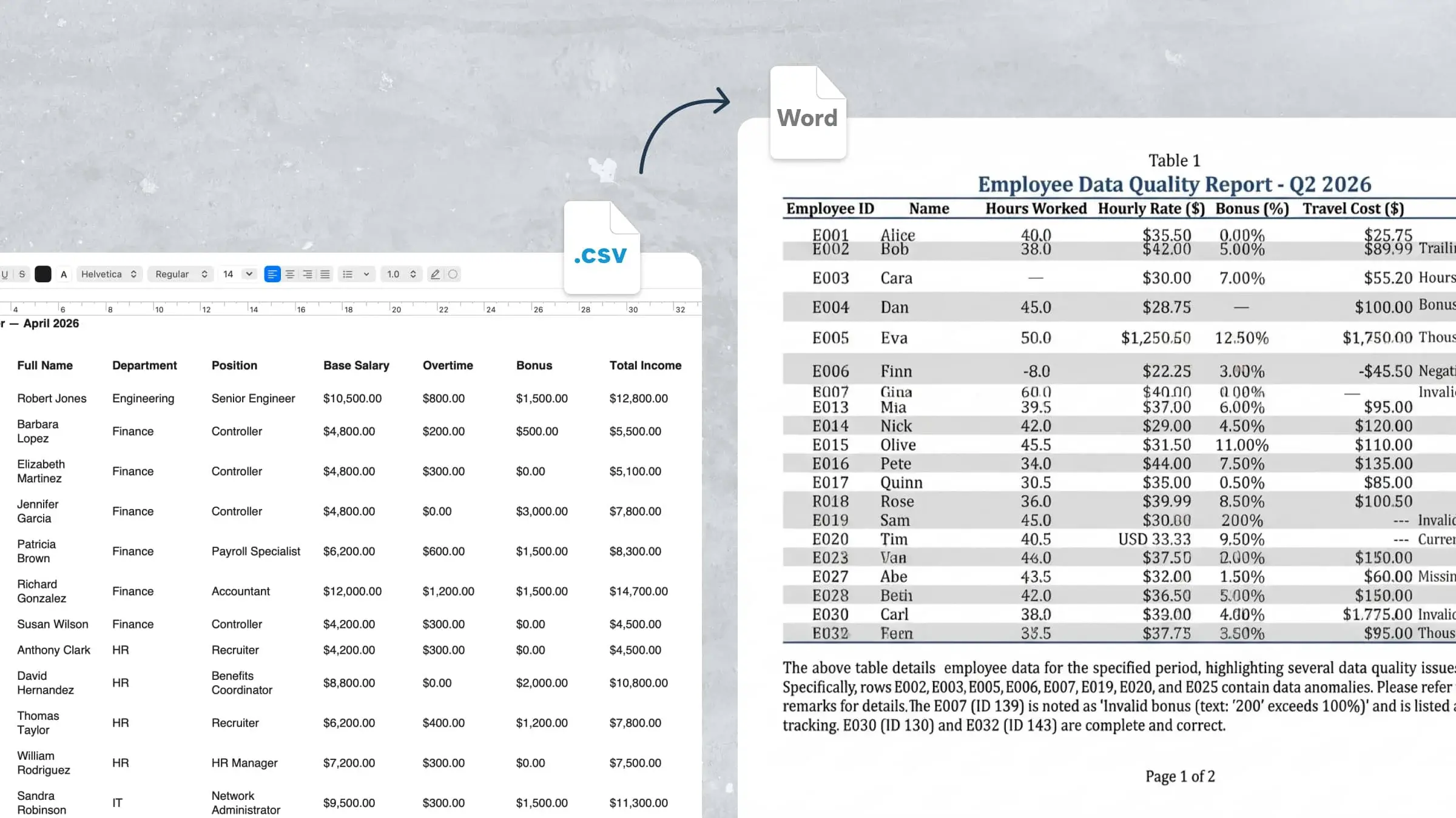 CSV 转 Word：3 种简单方法，获得准确结果